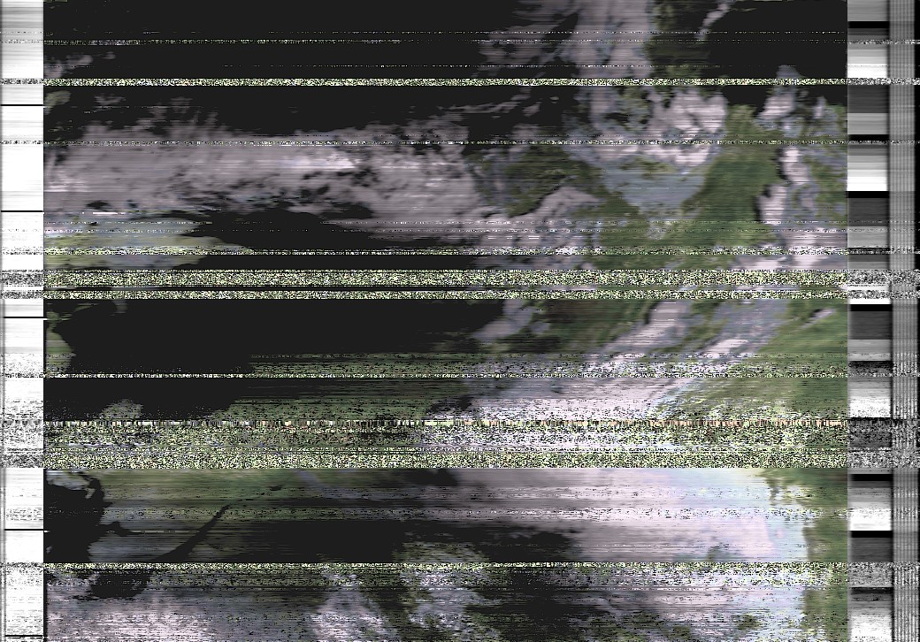 NOAA 19, Colourised, 21-5-18